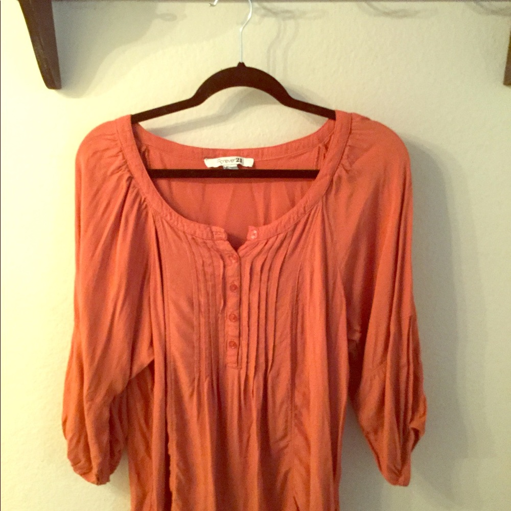 3/4 sleeve peasant top